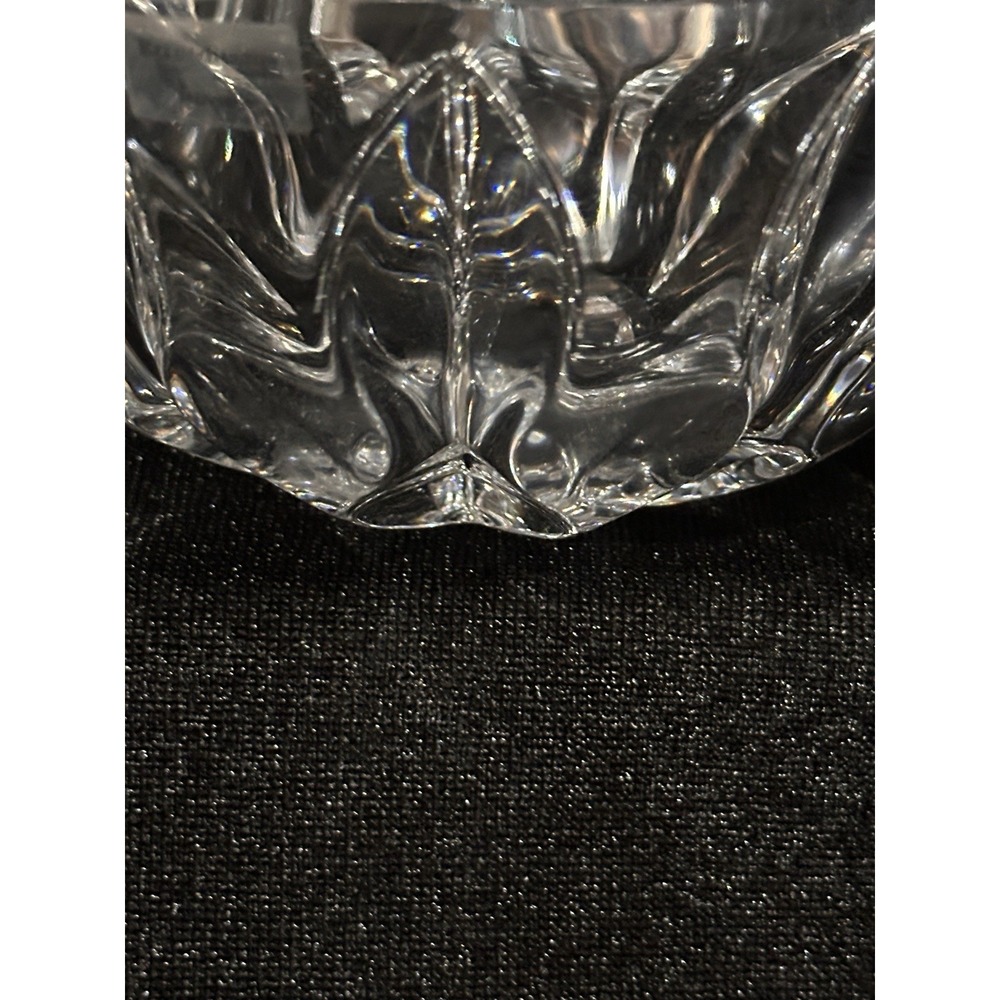 Reed & Barton‎ Equinox 4x7"Crystal Bowl Sticker Mark On Bottom Slovenia - Picture 12 of 15